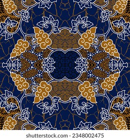 Clasic Indonesian Premium Batik Sogan Pattern