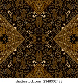 Clasic Indonesian Premium Batik Sogan Pattern