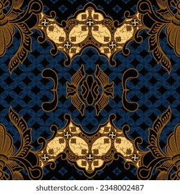 Clasic Indonesian Premium Batik Sogan Pattern