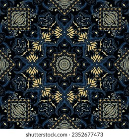 Clasic Indonesian Premium Batik Sogan Pattern