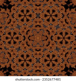 Clasic Indonesian Premium Batik Sogan Pattern