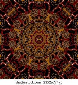 Clasic Indonesian Premium Batik Sogan Pattern