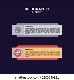 Clasic Infograpich search and setting icon for your presentations