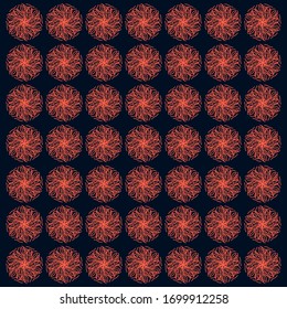 clasic red pattern ornamen, seamless floral geometric patterns. for holiday cards, design wallpaper, pattern fills, web page, banner, flyer. Vector illustration.