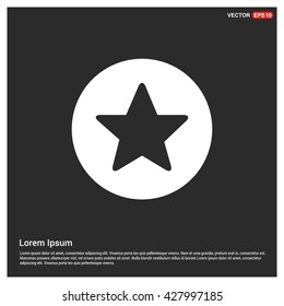 Clasic star Icon Vector.