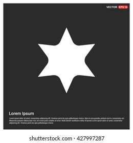 Clasic star Icon Vector.