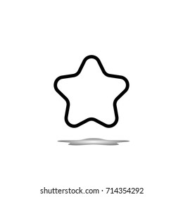 Clasic star Icon Vector.