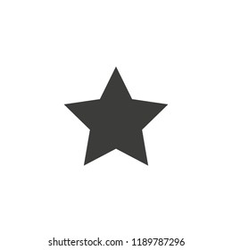 Clasic star Icon Vector. Flat black pictogram. Illustration symbol.eps 10