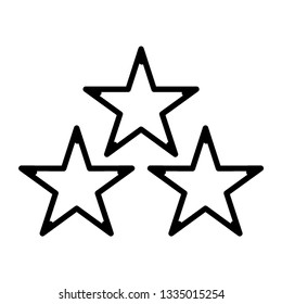 Clasic star Icon Vector. Flat black pictogram. Illustration symbol. - Vector