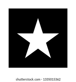 Clasic star Icon Vector. Flat black pictogram. Illustration symbol. - Vector