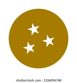 Clasic star Icon Vector. Flat black pictogram. Illustration symbol. - Vector