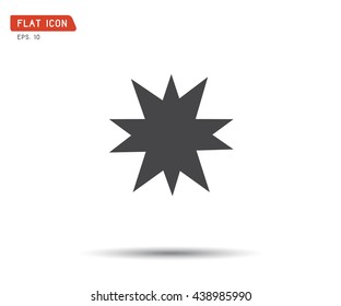 Clasic star Icon Vector, logo flat eps, illustration