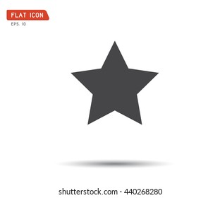 Clasic star Icon Vector, logo flat eps, illustration