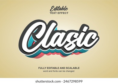 CLASIC TEXT EFFECT EPS FILE