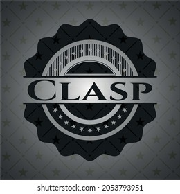 Clasp dark emblem. Vector Illustration. Detailed. 