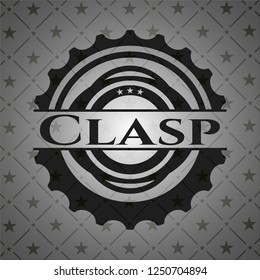 Clasp dark icon or emblem