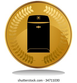 Umschlagsymbol-Münze