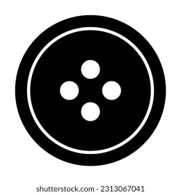 clasper icon, button vector, shape illustration