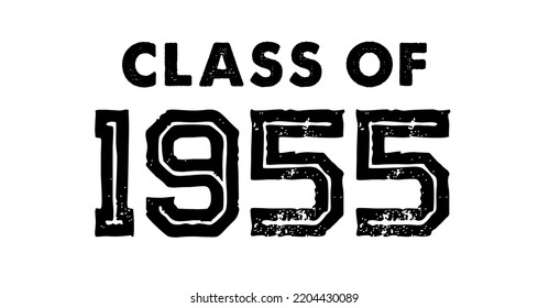 Class Of 1955 t shirt Design Vector, Vintage Class