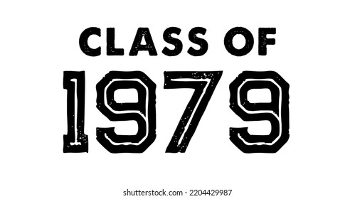 Class Of 1979 t shirt Design Vector, Vintage Class