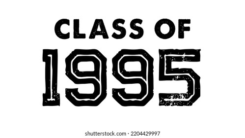 Clase De Vector De Diseño De Camisas De 1995, Clase Vintage