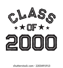 Klasse 2000 t Shirt Design Vector, Vintage Class