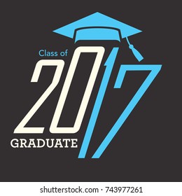 Class of 2017 Congratulations Graduate - Typography 