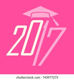 Class of 2017 Congratulations Graduate - Typography 