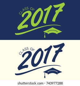 Class of 2017 Congratulations Graduate - Typography 