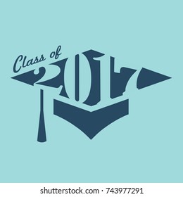 Class of 2017 Congratulations Graduate - Typography 