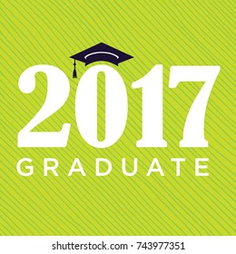 Class of 2017 Congratulations Graduate - Typography 