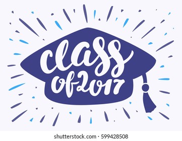 Class of 2017. Graduation banner. 