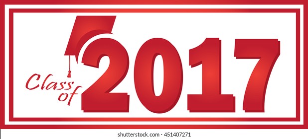 Class of 2017 Graduation Red