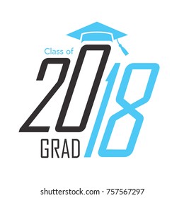 Class of 2018 Congratulations Graduate - Typography 