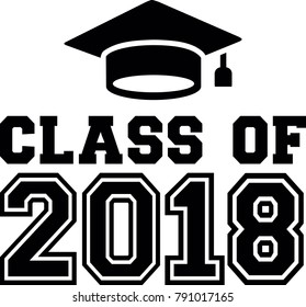 Class of 2018 with mortarboard