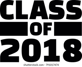 Class of 2018 quad in black
