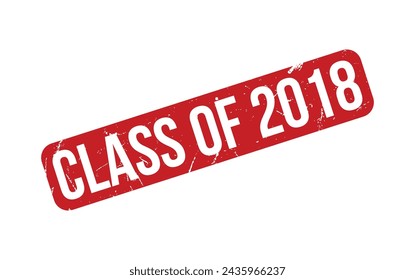 Clase de 2018 sello grunge sello vector