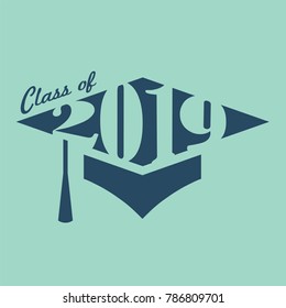 Class of 2019 Congratulations Grad Typography 