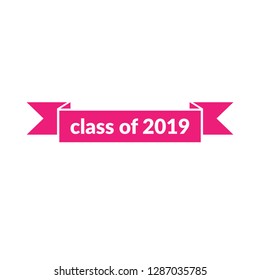 class of 2019 sign, emblem, label, badge,sticker. class of 2019 paper origami speech bubble. bestseller tag. class of 2019 banner. Designed for your web site design, logo, app, UI - Vektor 
