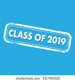 class of 2019 stamp - original label,sticker,tag