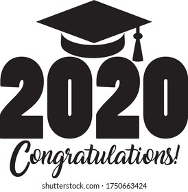 Class 2020 Congratulations Banner Stock Vector (Royalty Free ...