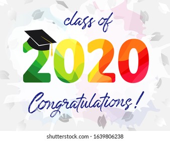 Class 2021 Year Graduation Banner Class Stock Vector (Royalty Free ...