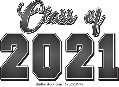 Class 2021 Black White Gradient Banner Stock Vector (Royalty Free ...