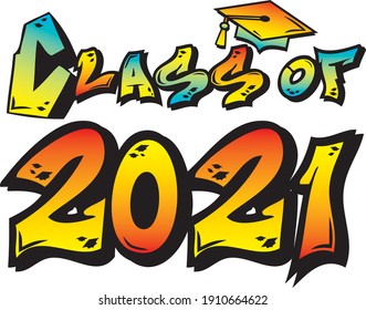 Class of 2021 Graffiti Design