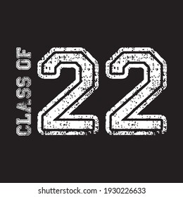 Class Of 2022 T shirt design Vector 