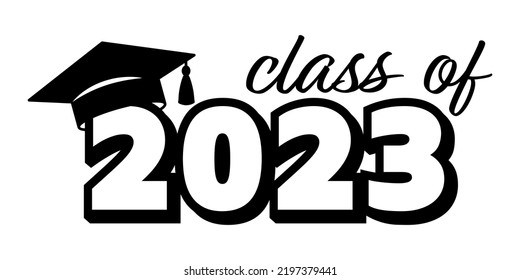 Class 2023 Graduation Cap Stock Vector (Royalty Free) 2197379441 ...