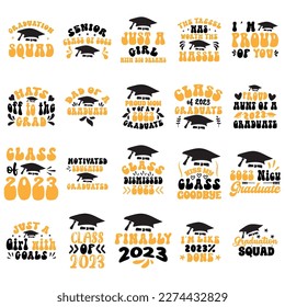 Class of 2023 t shirt design bundle 