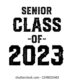Class Of 2023 Vector, T shirt Design White Background 