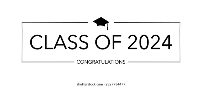 Class of 2024 Background, Greeting Card