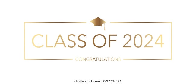 Class of 2024 Background, Greeting Card